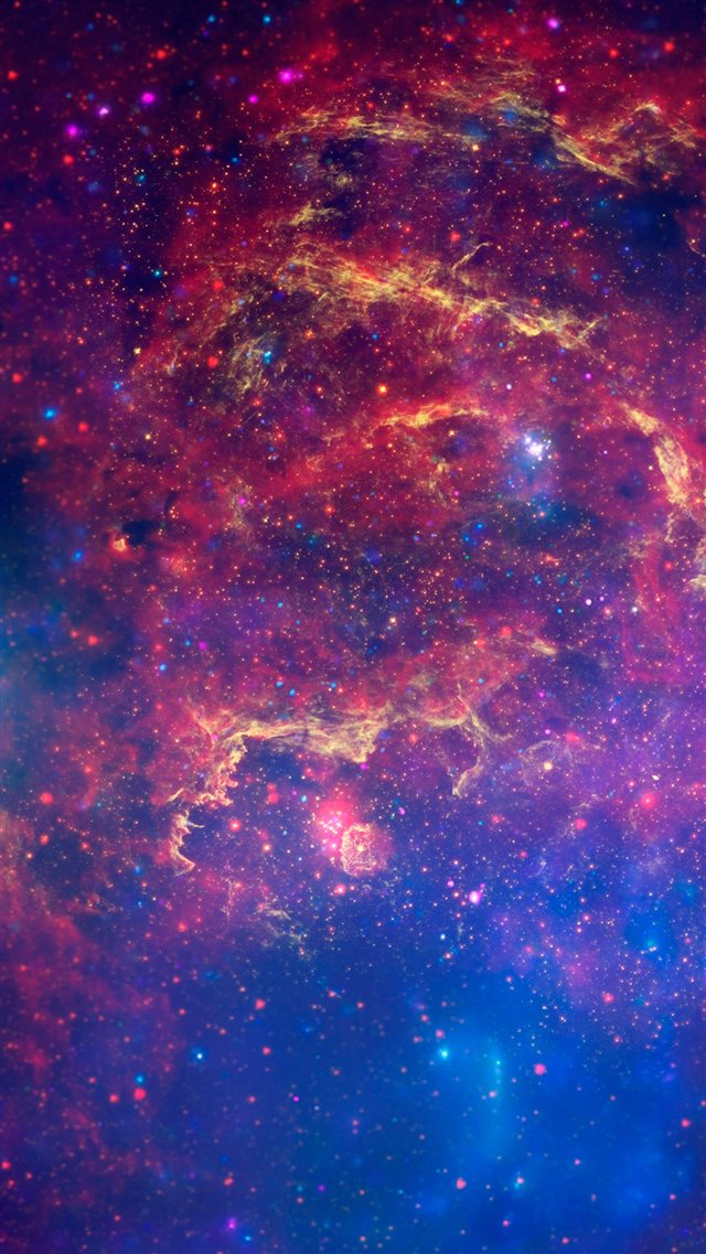 Fantasy Shiny Nebula Outer Space iPhone 8 wallpaper 