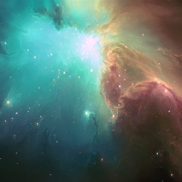 Shiny Starry Outer Space iPad wallpaper 