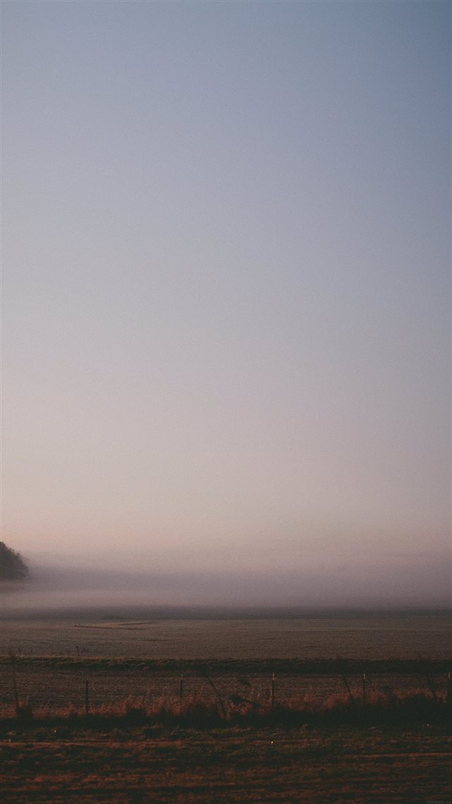 Nature Wide Foggy Landscape iPhone 8 wallpaper 
