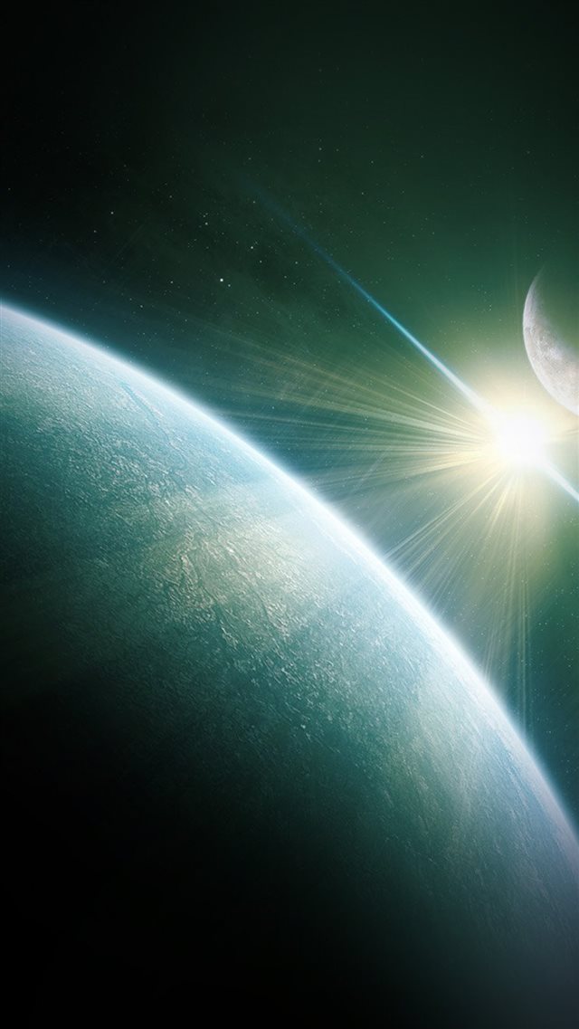 Dark Space World Earth Star iPhone 8 wallpaper 
