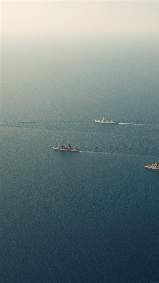 Nature Ocean Sea Battleship Sailing iPhone 8 wallpaper 