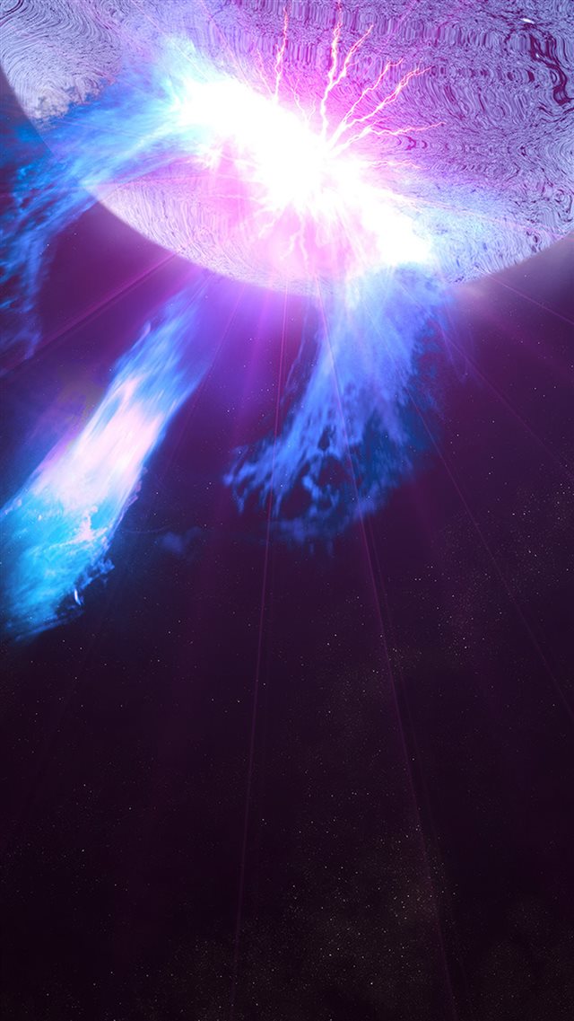 Space Flare Light Dark Purple Pattern iPhone 8 wallpaper 