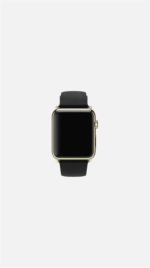 Simple Black Apple Watch Art iPhone 8 wallpaper 