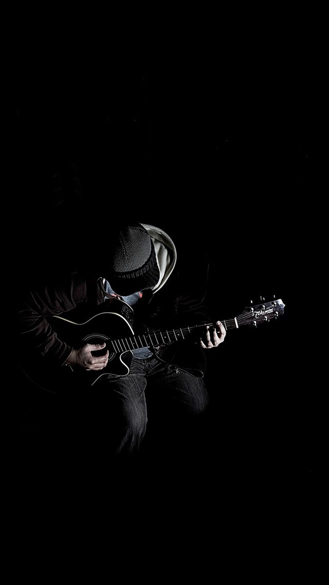 Out The Dark Guitar Player Music iPhone 8 wallpaper 