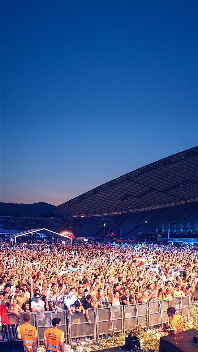 Ultra Europe Concert City Party Night iPhone 8 wallpaper 