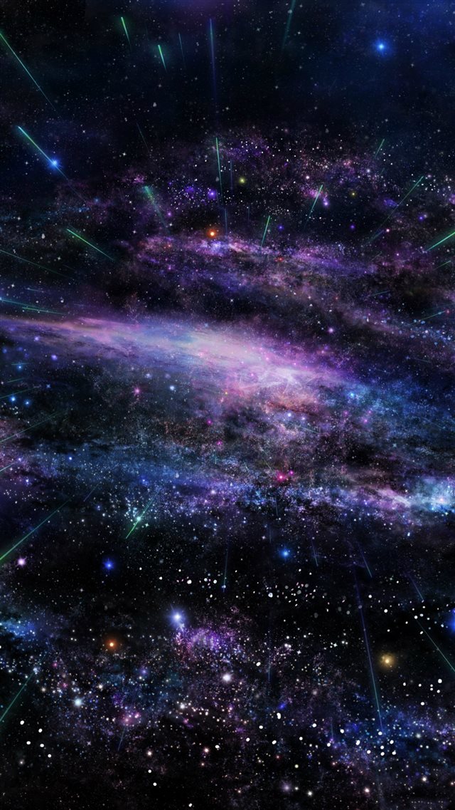 Fantasy Art Star Tree Sky Space iPhone 8 wallpaper 