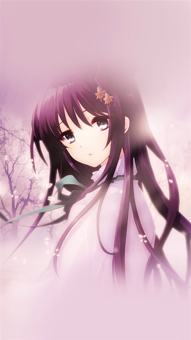 Flower Girl Otaku Anime Art Illust Spring iPhone 8 wallpaper 