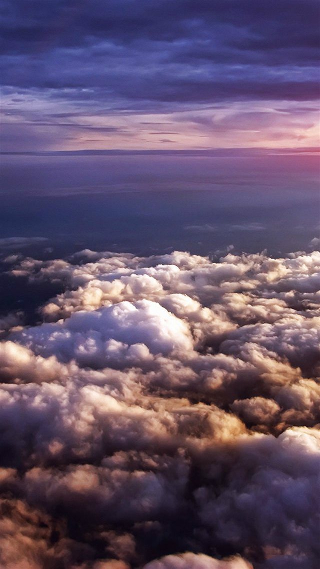Cloud Flare Sky View Nature iPhone 8 wallpaper 