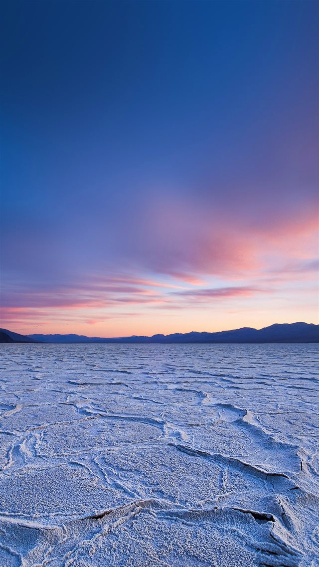 Dead Sea Snow Sunset Mountain Nature iPhone 8 wallpaper 