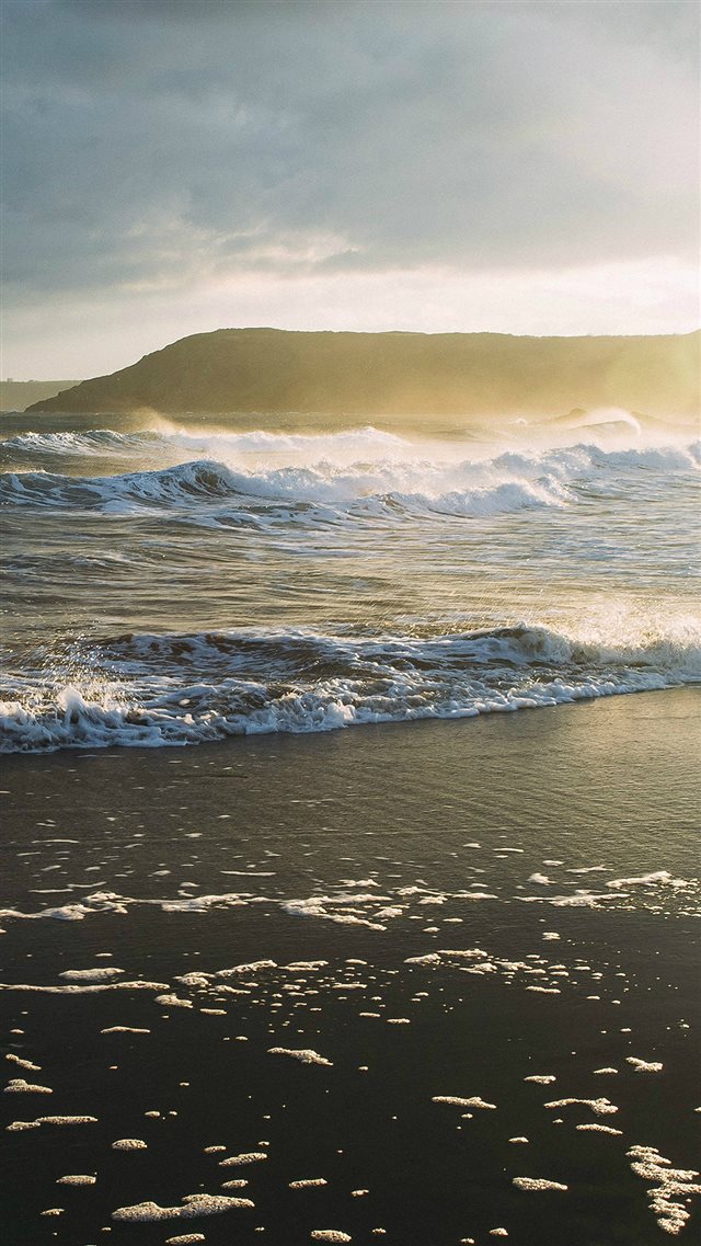Beach Costal Nature Sea Water Summer iPhone 8 wallpaper 