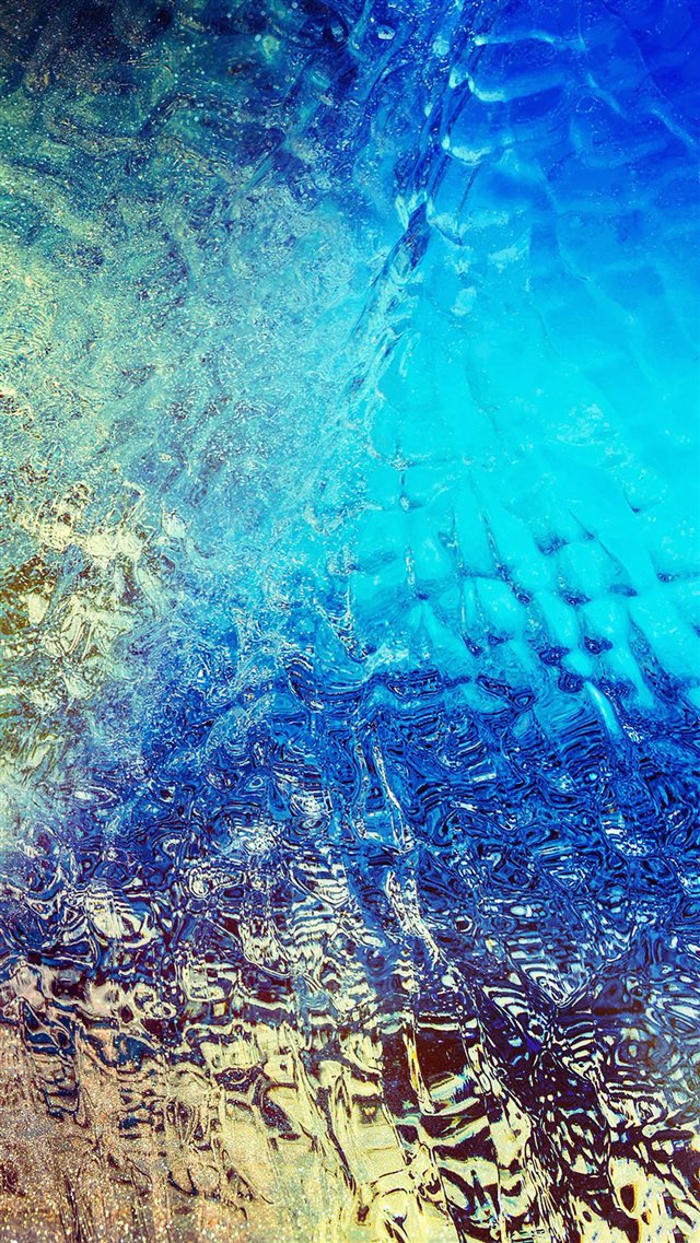 Abstract Blue Dew Window Art Background iPhone 8 wallpaper 
