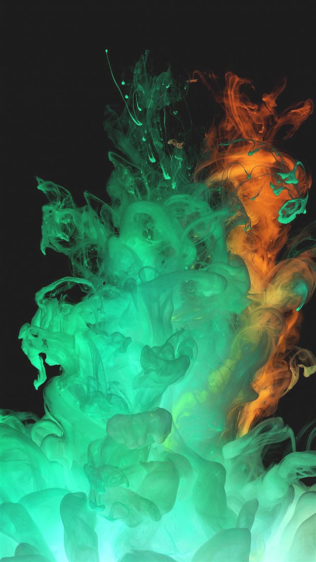 Abstract Ink Splash Art Smoke Dark iPhone 8 wallpaper 