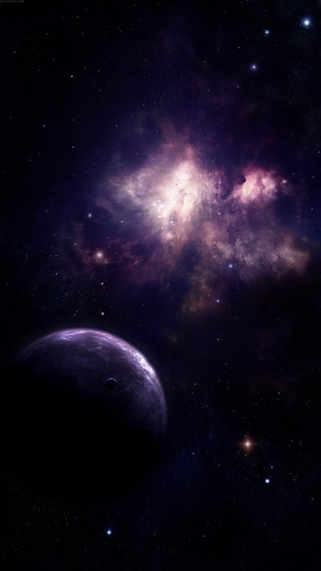 Mystery Beautiful Starry Space View iPhone 8 wallpaper 