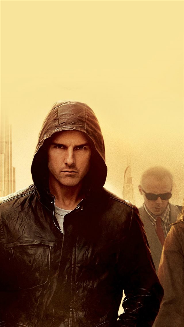Mission Impossible Tom Cruise Film Art Yellow iPhone 8 wallpaper 
