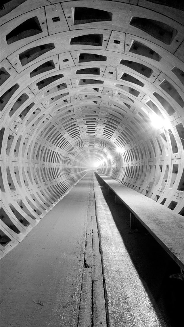 Underground Tunnel Construction iPhone 8 wallpaper 