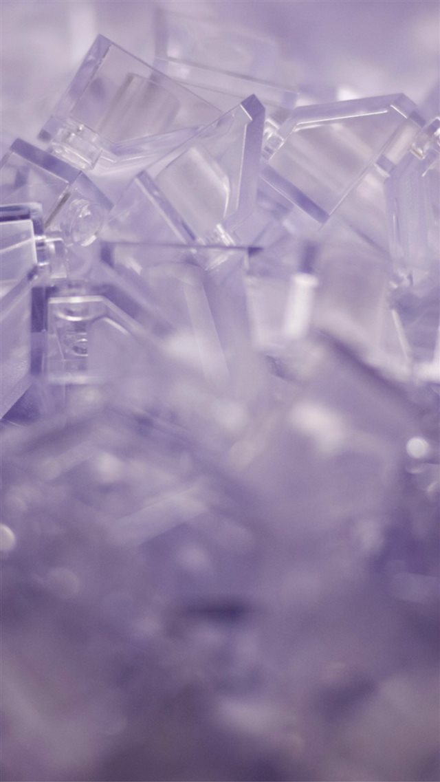 Abstract 3D Purple Cubes Bokeh iPhone 8 wallpaper 