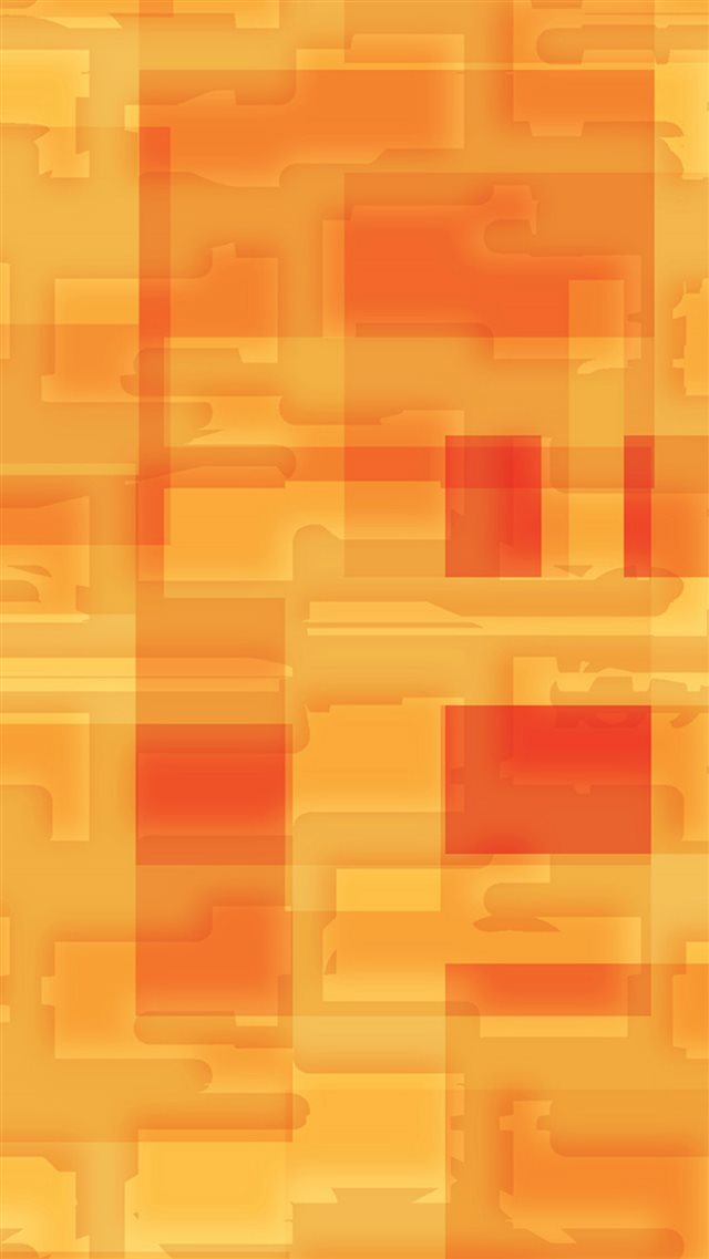 Square World Pattern Orange Yellow iPhone 8 wallpaper 