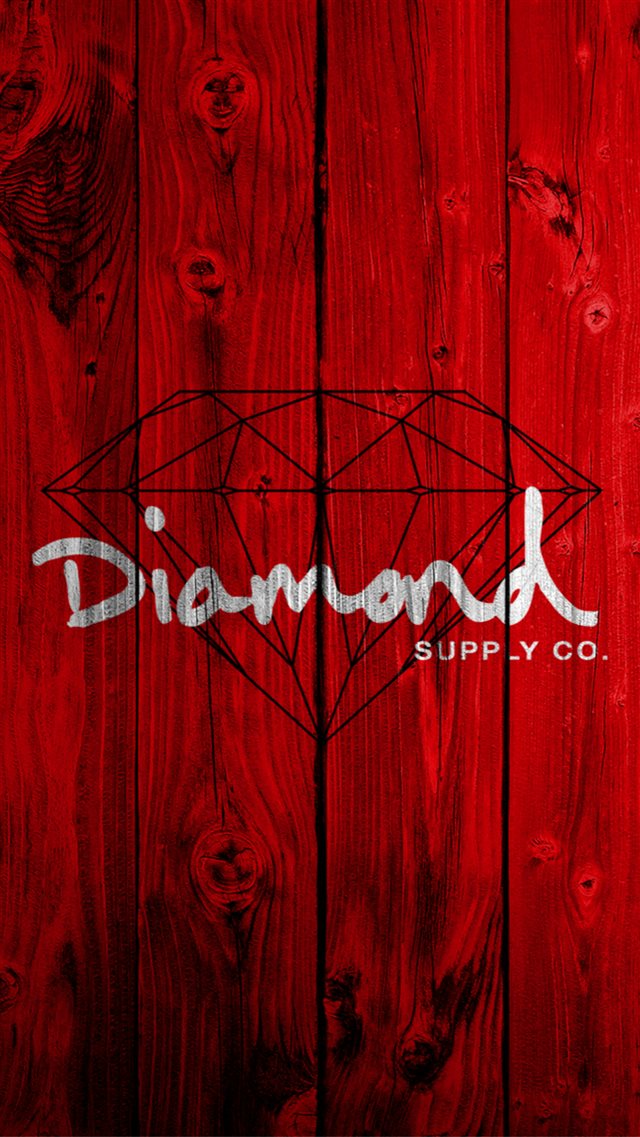 Red Wooden Diamond Painting Art Drawn iPhone 8 wallpaper 