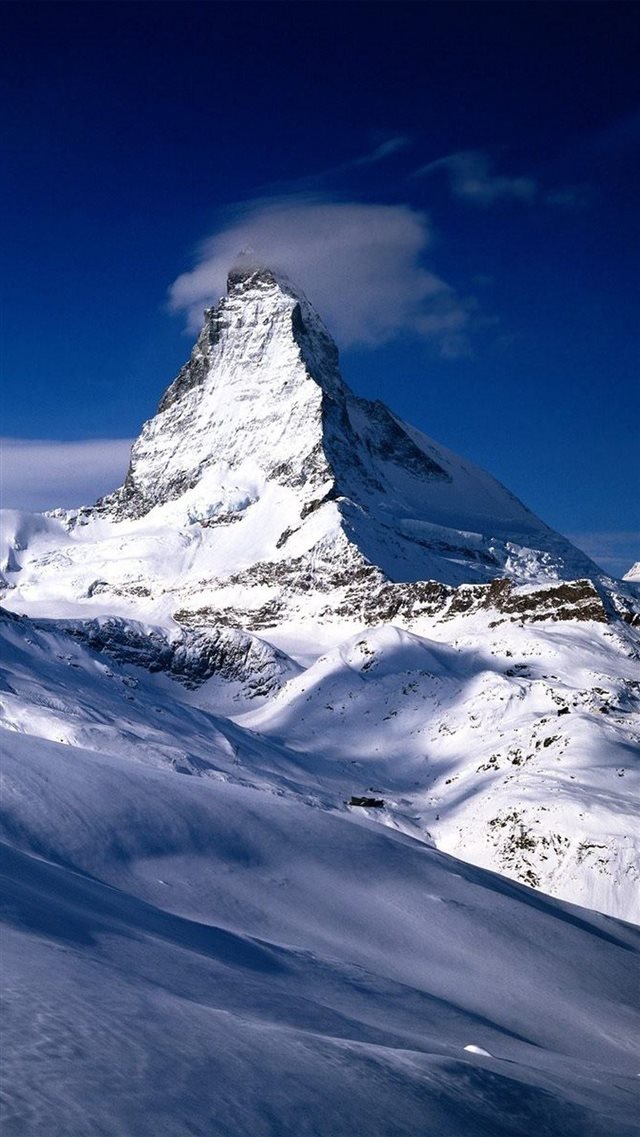 Switzerland Alps Mountains Winter iPhone 8 wallpaper 