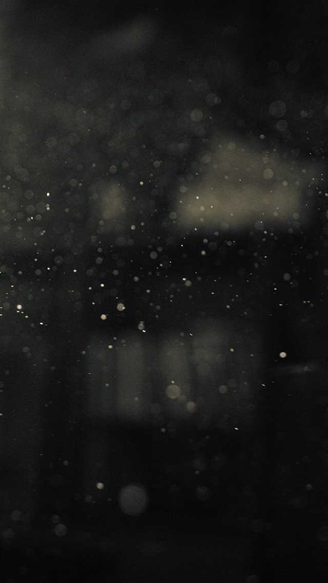 Dark Bubble Bokeh Rain Drops Art iPhone 8 wallpaper 