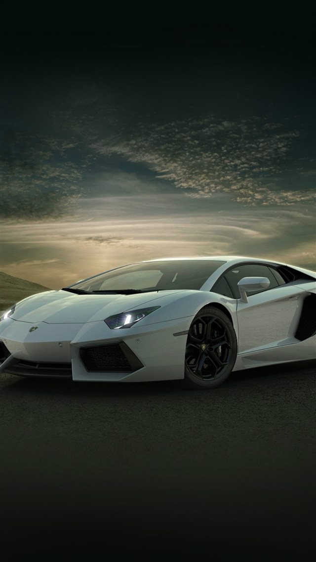 White Lamborghini Car Photos Download