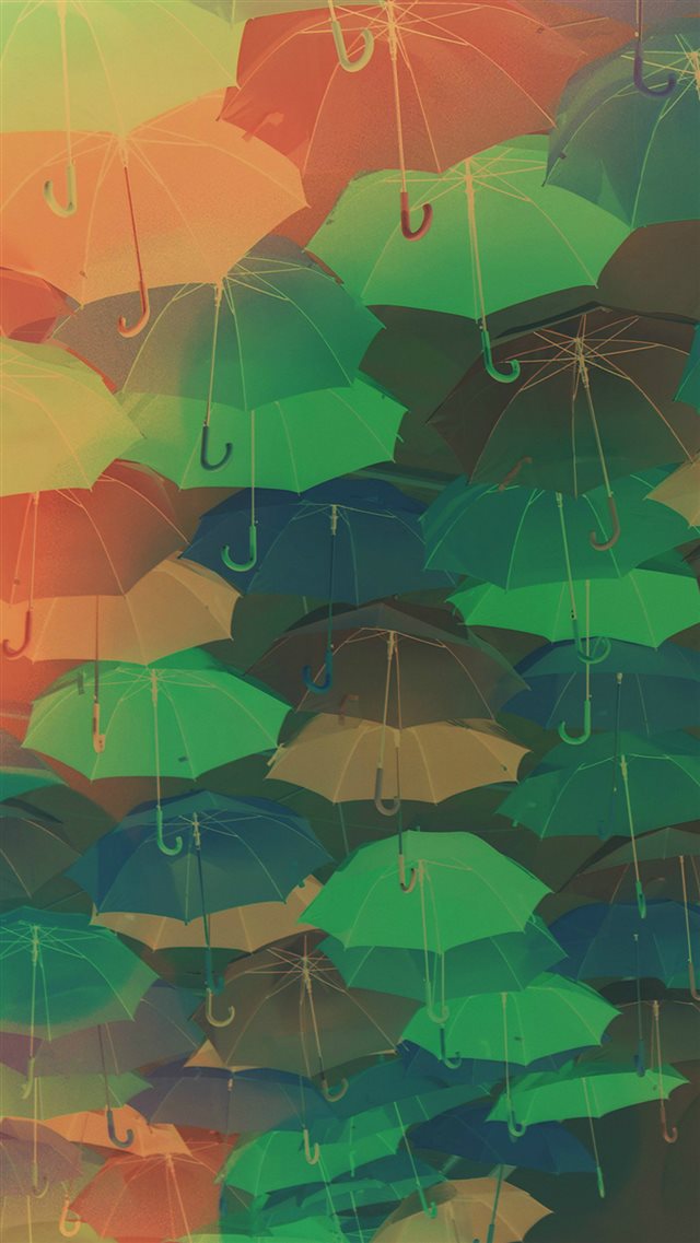 Umbrella Party Red Pattern iPhone 8 wallpaper 