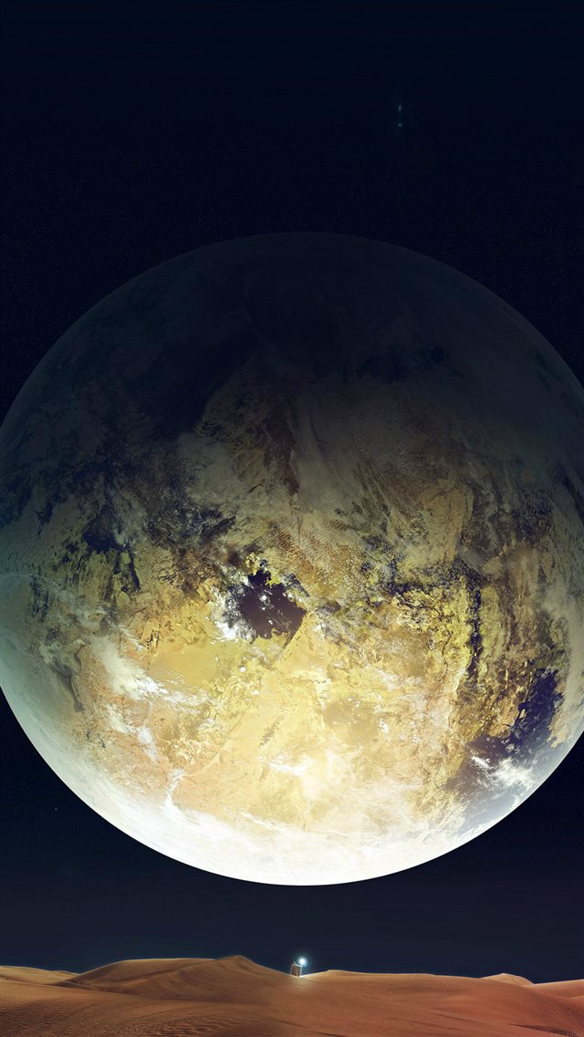Planet Space Story Dark Earth Star iPhone 8 wallpaper 