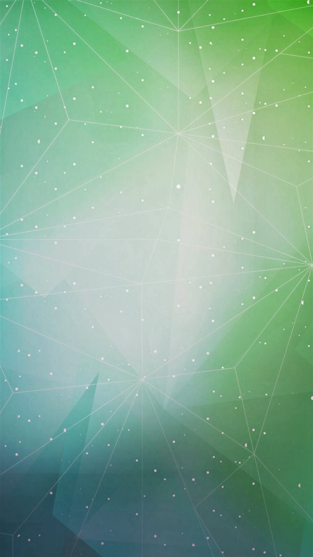 Abstract Triangles Dots Green iPhone 8 wallpaper 