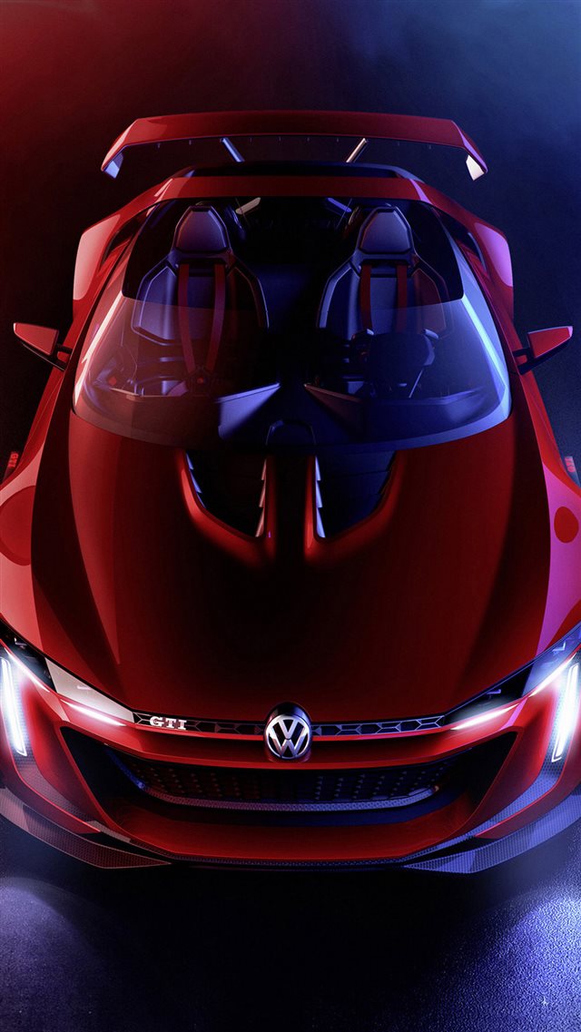 Pretty Volkswagen GTI Roadster Positive iPhone 8 wallpaper 