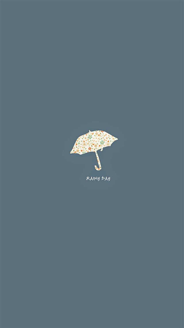 Rainy Day Simple Minimal iPhone 8 wallpaper 