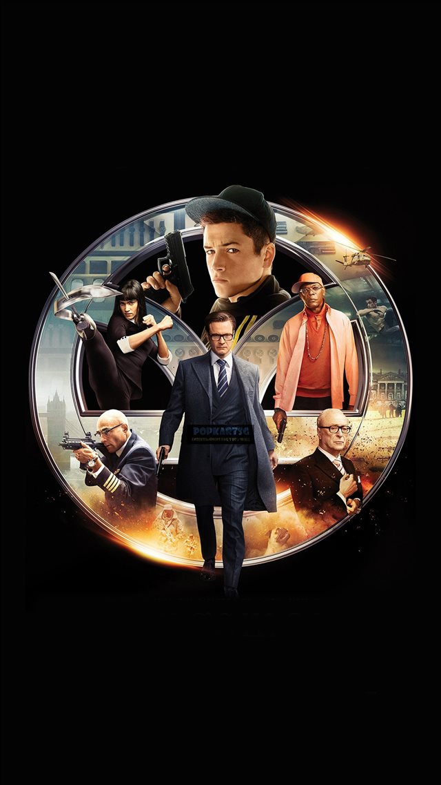 Kingsman Secret Service Film Art Poster iPhone 8 wallpaper 