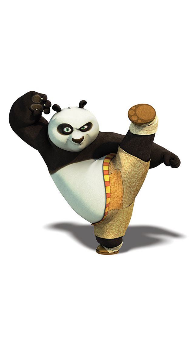 Kungfu Panda Dreamworks Animal Kick Cute Anime iPhone 8 wallpaper 