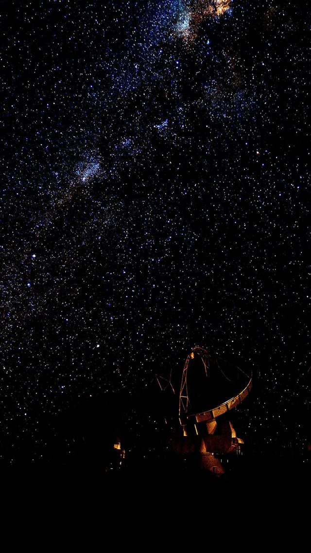 Space Dark Star Nature Black Sky iPhone 8 wallpaper 
