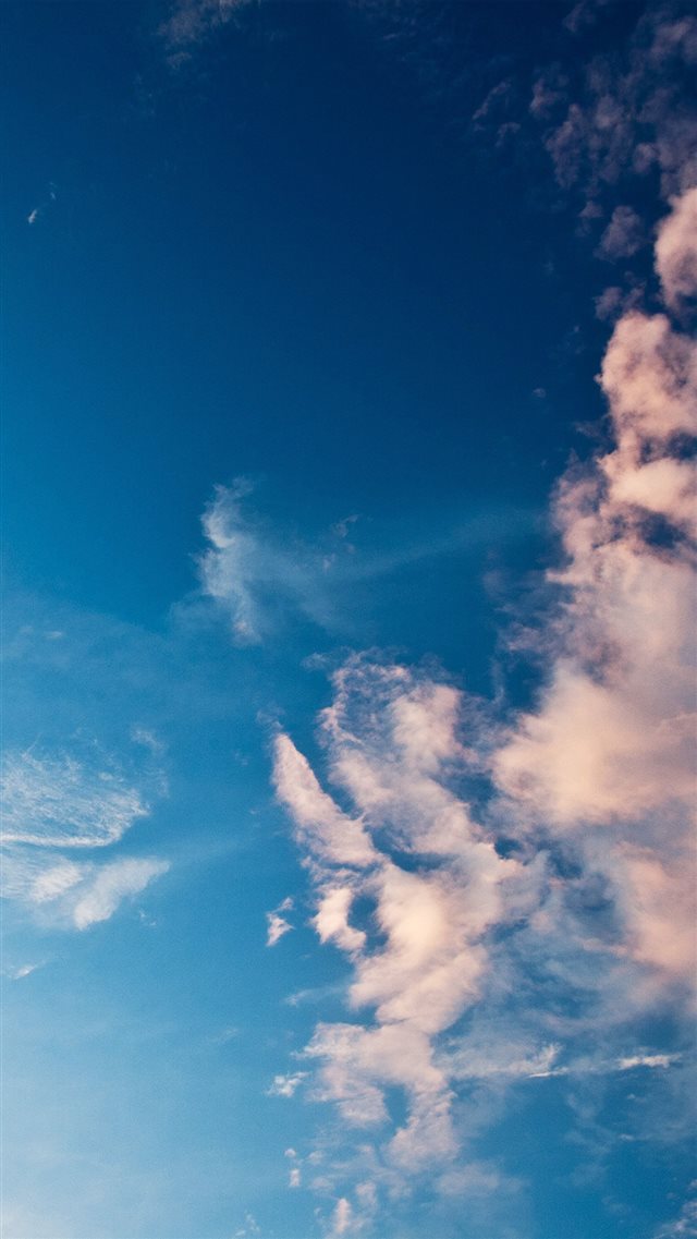 Sky Blue Cloud Sunny Clear Nature iPhone 8 wallpaper 