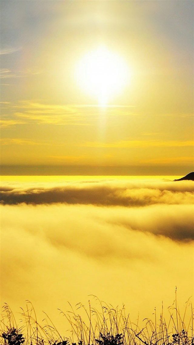 Mountain Peak Sunset Landscape iPhone 8 wallpaper 
