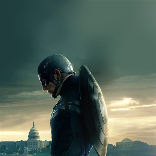 Captain America Sad Hero Film Marvel iPad wallpaper 