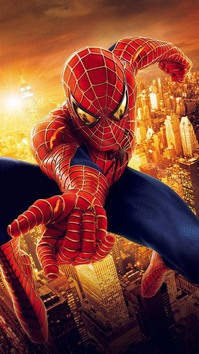 Spiderman Illust Art Hero Marvel iPhone 8 wallpaper 