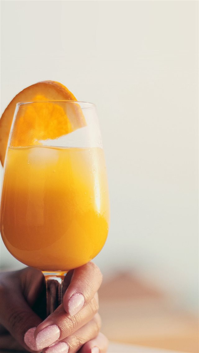 Orange Juice Cocktail Food iPhone 8 wallpaper 