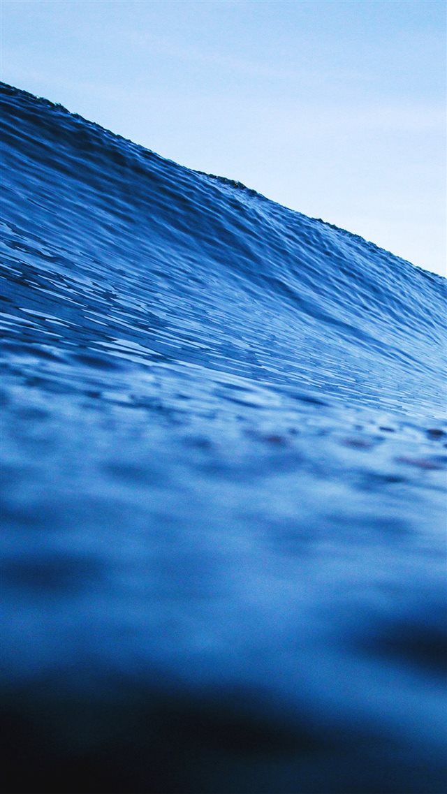 Wave Sea Blue Water Nature iPhone 8 wallpaper 