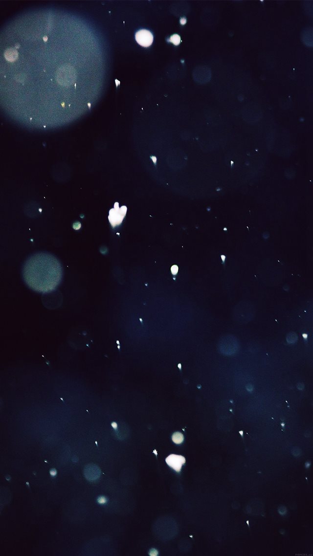 Snow Falling Dark Nature Pattern iPhone 8 wallpaper 