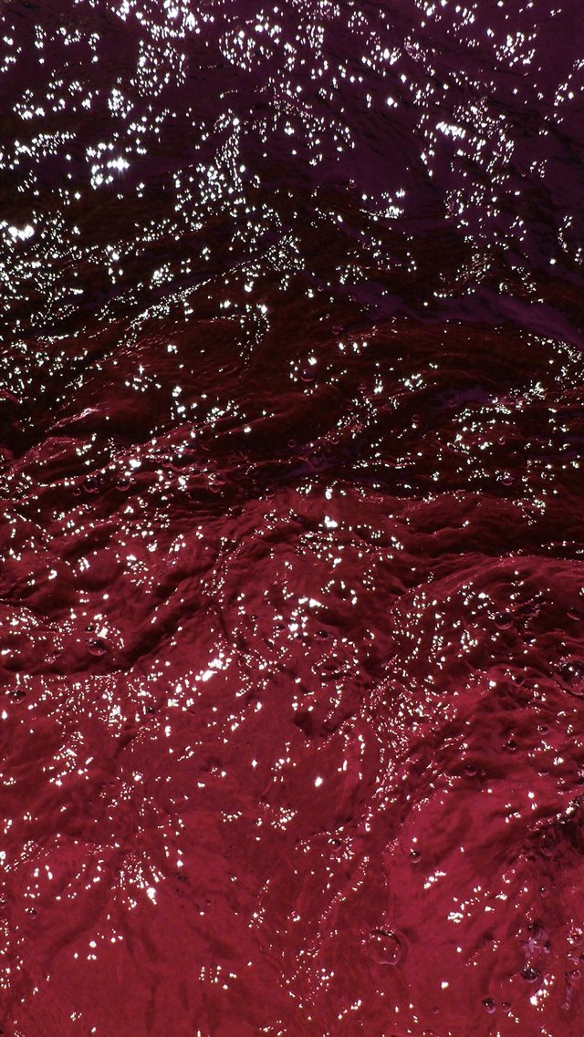 Water Wave Red Texture Ocean Pattern iPhone 8 wallpaper 