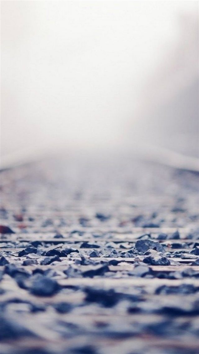 Chaos Rock Railway Bokeh Blur iPhone 8 wallpaper 