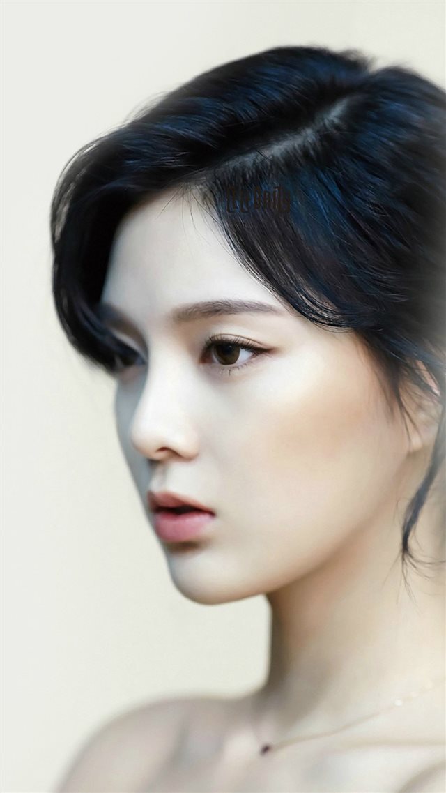 Cute Beauty Girl Woman Face Kpop iPhone 8 wallpaper 
