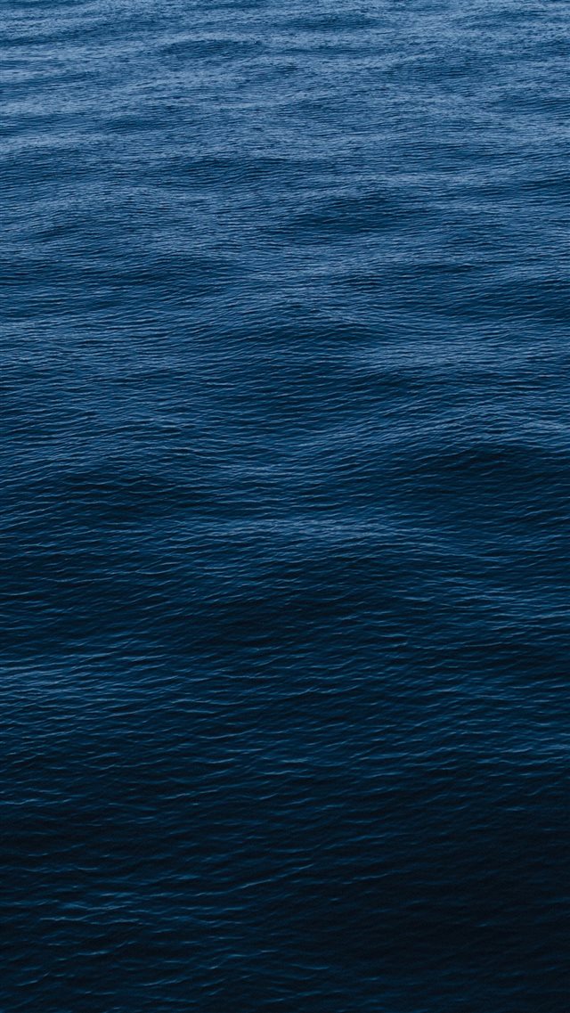 Wave Dark Ocean Sea Blue Pattern iPhone 8 wallpaper 