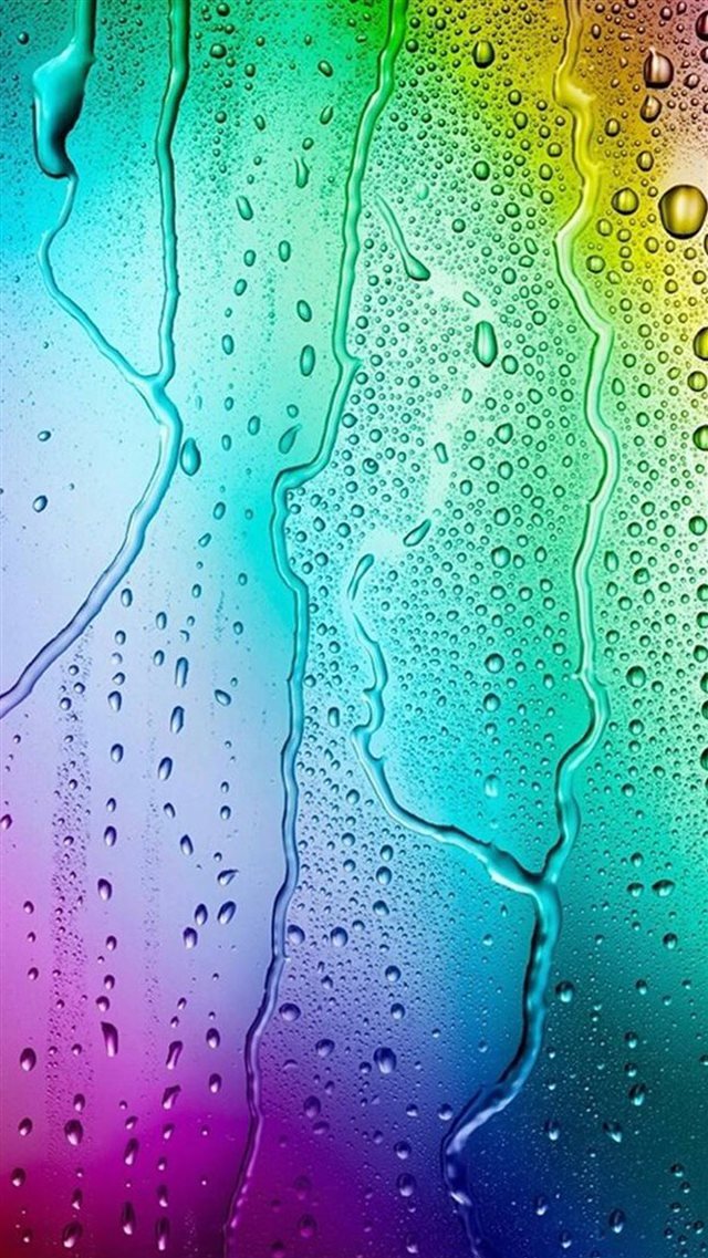 Rainy Wet Glass Dew Abstract iPhone 8 wallpaper 
