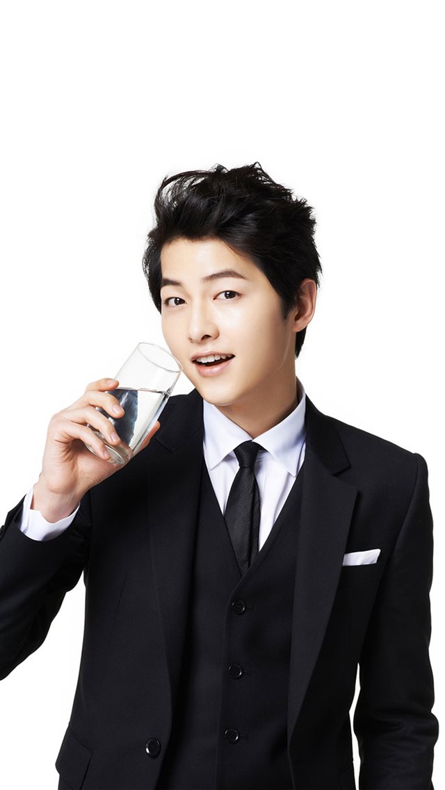 Song Joonggi Water Drink Model Kpop iPhone 8 wallpaper 