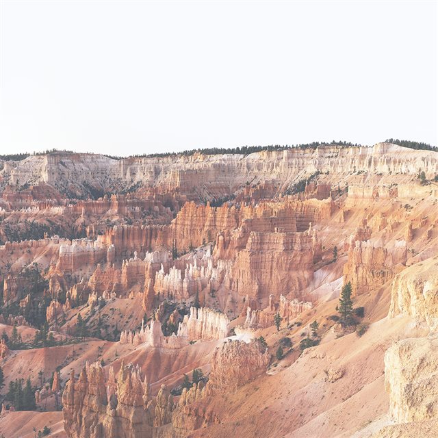Grand Canyon Creek Nature Desert Scene White iPad wallpaper 