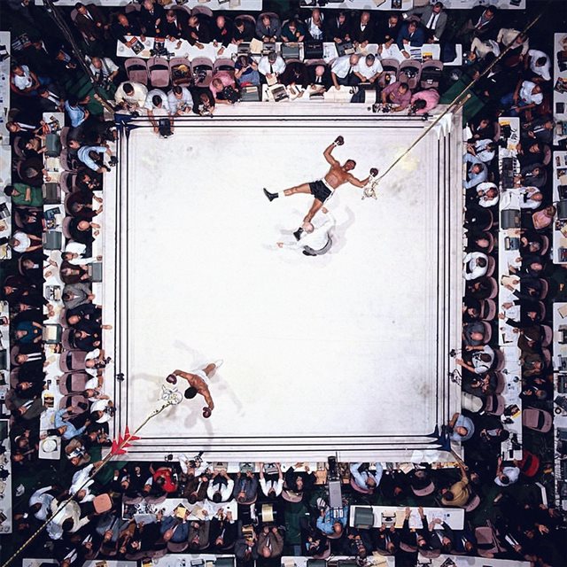 Muhannad Ali Sports Boxing Legend Art Knockdown iPad wallpaper 