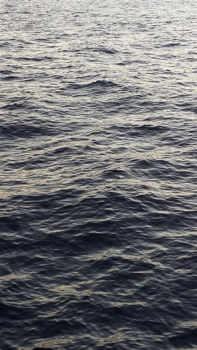Sea Ocean Wave Dark Blue Nature iPhone 8 wallpaper 