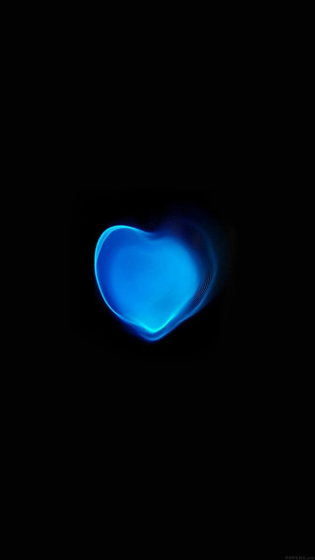 Love Applewatch Art Blue Illust Dark iPhone 8 wallpaper 